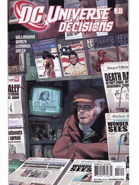 DC Universe Decisions Issue 3 Of 4 DC Comics Back Issues 761941274874