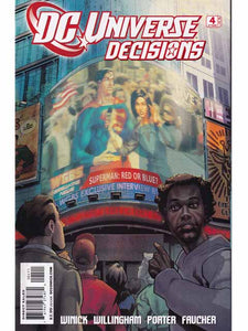 DC Universe Decisions Issue 4 Of 4 DC Comics Back Issues 761941274874