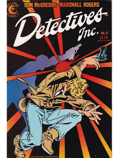 Detectives Inc. Issue 2 Of 2 Eclipse Comics Back Issues