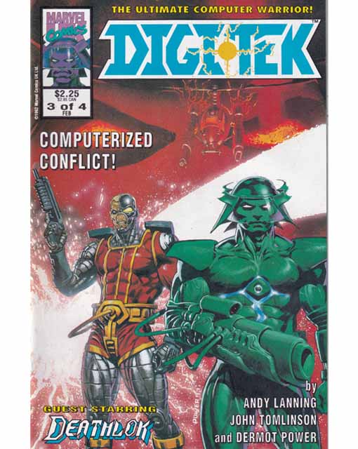 Digitek Issue 3 of 4 Marvel Comics Back Issues