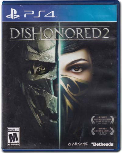 Dishonored 2 Playstation 4 PS4 Video Game