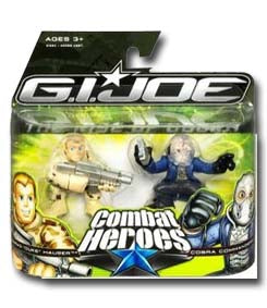 Conrad Duke Houser And Cobra Commander G.I. Joe Combat Heroes Action Figures