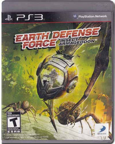 Earth Defense Force Insect Armageddon Playstation 3 PS3 Video Game 879278130050