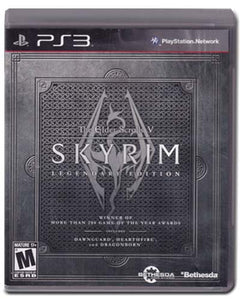 Skyrim The Elder Scrolls 4 Legendary Edition Playstation 3 PS3 Video Game