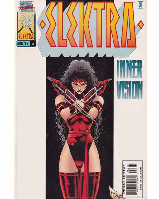 Elektra Issue 3 Vol 1 Marvel Comics Back Issues 759606043606