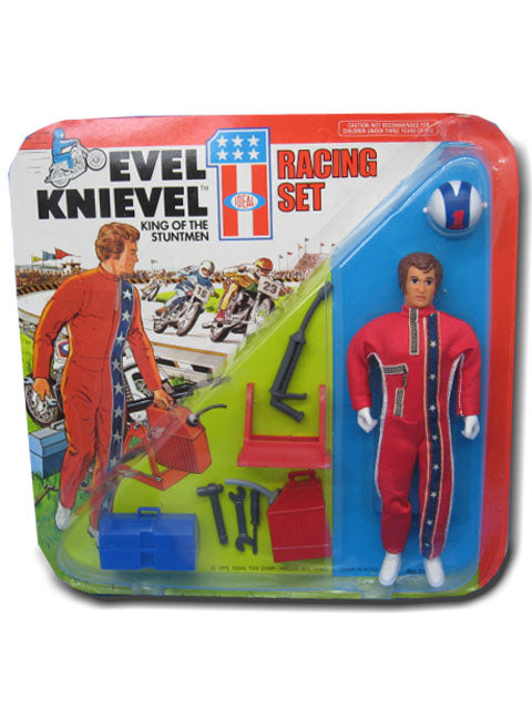 Evel Knievel Racing Set Ideal Toys Carded Action Figure