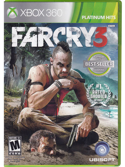 Far Cry 3 Platinum Hits Edition Xbox 360 Video Game 008888526315