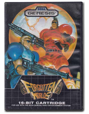 Forgotten Worlds With Case Sega Genesis Video Game Cartridge 010086010084