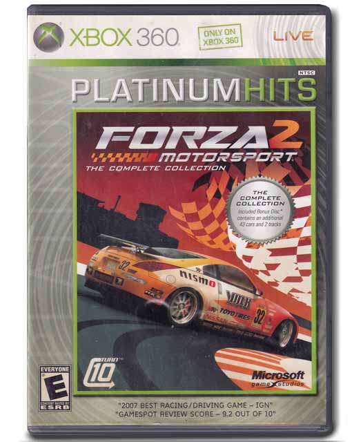 Forza Motorsport 2 Platinum Hits Edition Xbox 360 Video Game 882224743051