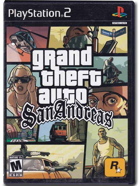 Grand Theft Auto San Andreas PlayStation 2 Video Game 710425274107