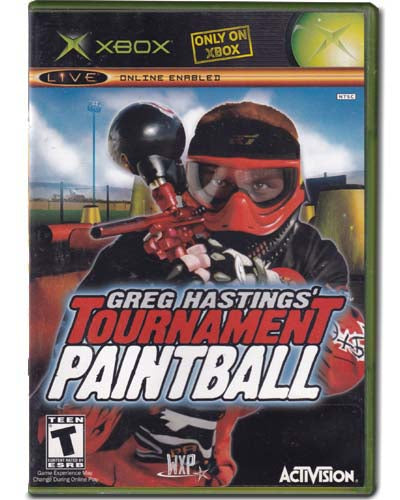 Greg Hasting's Tournament Paint Ball XBOX Video Game