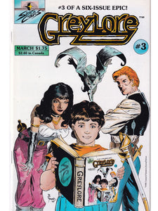 Greylore Issue 3 Of 6 Sirius Comics Back Issues