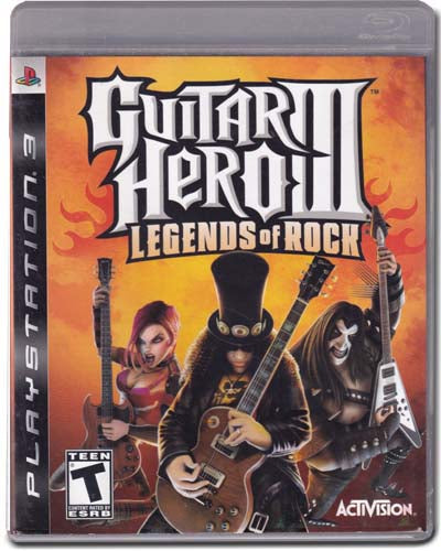 Guitar Hero 3 Legends Of Rock Playstation 3 PS3 Video Game
