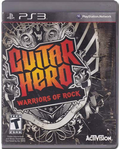 Guitar Hero Warriors Of Rock Playstation 3 PS3 Video Game