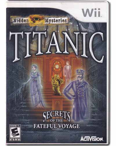 Hidden Mysteries Titanic Nintendo Wii Video Game 047875759411