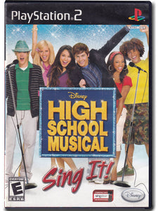 Disney High School Musical Sing It! PlayStation 2 PS2 Video Game
