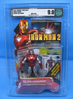 Iron Man Silver Centurion Iron Man 2 Marvel Comics Graded Carded Action Figure