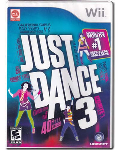 Just Dance 3 Nintendo Wii Video Game 008888176770