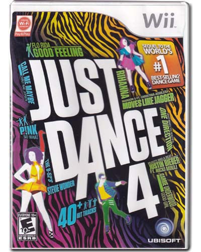Just Dance 4 Nintendo Wii Video Game 008888177203