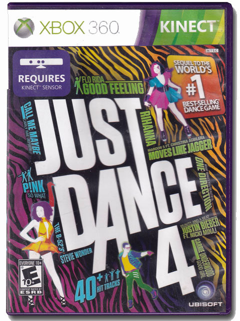 Just Dance 4 Xbox 360 Video Game 008888527206