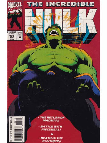 Incredible Hulk Issue 408 Marvel Comics 759606024568
