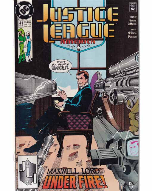 Justice League America Issue 41 DC Comics