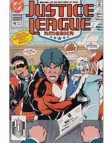 Justice League America Issue 42 DC Comics
