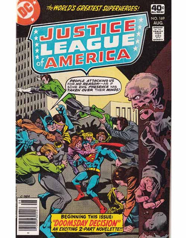 Justice League Of America Vol 1 Issue 169 DC Comics