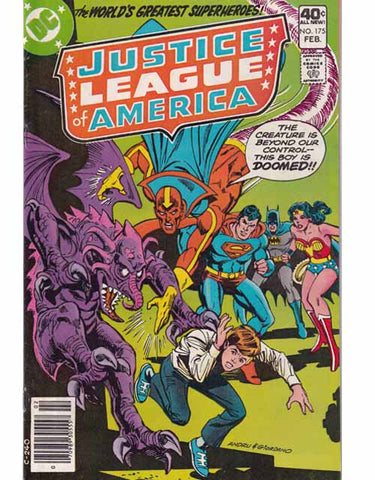 Justice League Of America Vol 1 Issue 175 DC Comics