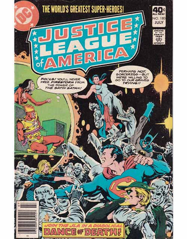 Justice League Of America Vol 1 Issue 180 DC Comics