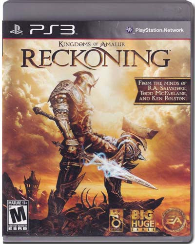 Kingdoms Of Amalur Reckoning Playstation 3 PS3 Video Game 014633098921