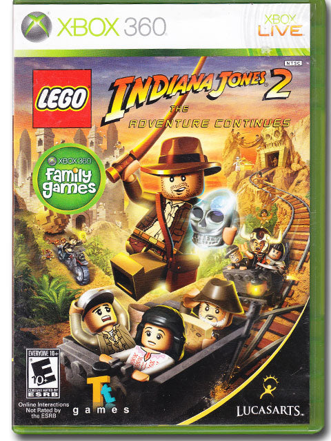 Lego Indiana Jones 2 Xbox 360 Video Game