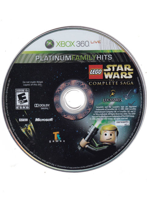 Lego Star Wars The Complete Saga Loose Xbox 360 Video Game