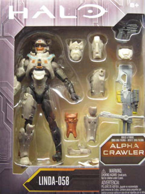 Linda-058 Alpha Crawler Halo Action Figures