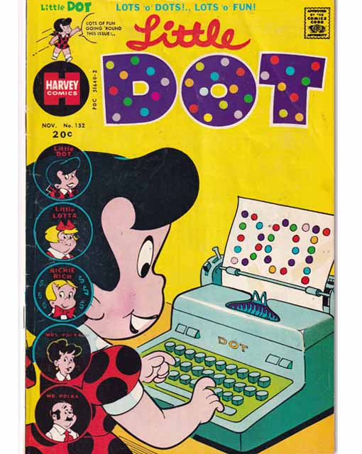 Little Dot Issue 152 Harvey Comics Back Issues