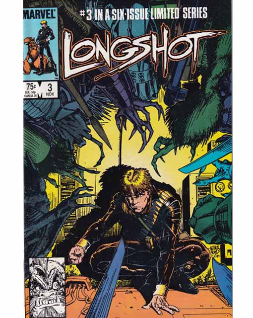 Longshot Issue 3 Of 6 Marvel Comics Back Issues