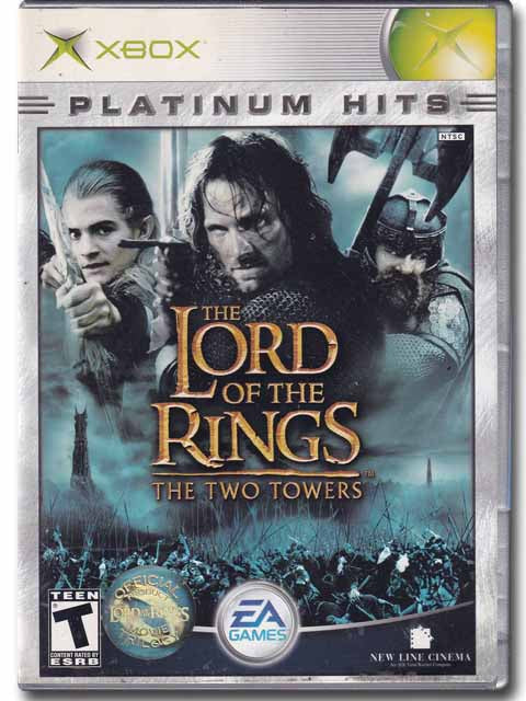 The Lord Of The Rings The Two Towers Platinum Edition XBOX Video Game 014633144727