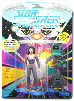 Deanna Troi In Lavender Star Trek The Next Generation Playmates Action Figure Carded