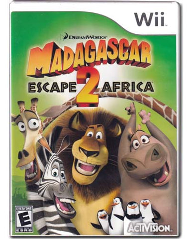 Madagascar 2 Escape From Africa Nintendo Wii Video Game