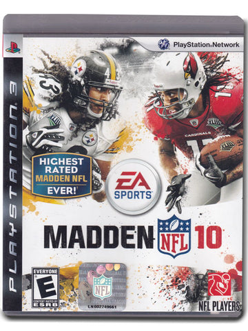 Madden NFL 10 Playstation 3 PS3 Video Game