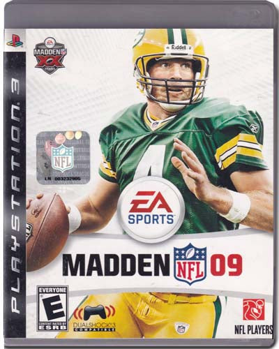 Madden NFL 09 Playstation 3 PS3 Video Game