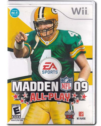 Madden NFL 09 All-Play Wii Video Game