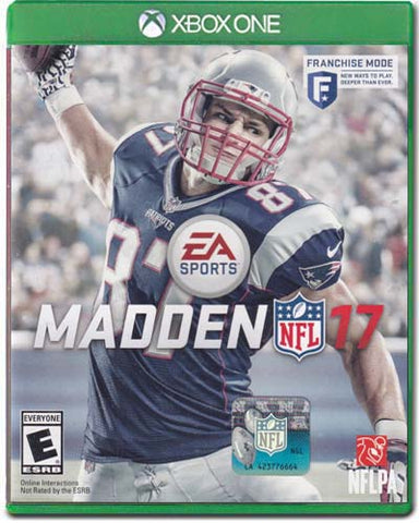 Madden NFL 17 XBox One Video Game 014633733822