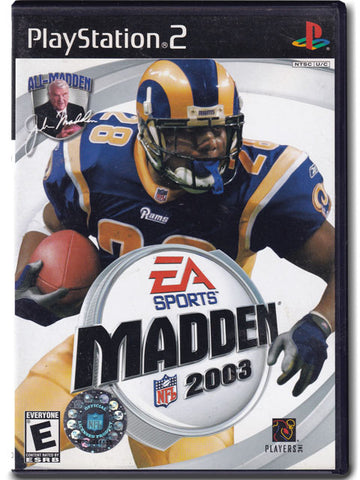 Madden NFL 2003 PS2 PlayStation 2 Video Game