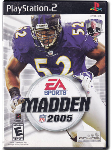 Madden NFL 2005 PlayStation 2 PS2 Video Game