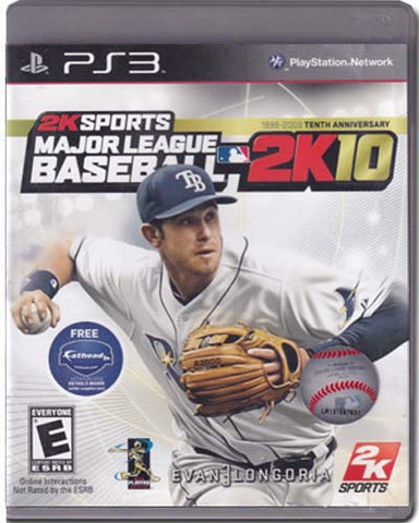 Major League Baseball 2K10 Playstation 3 PS3 Video Game