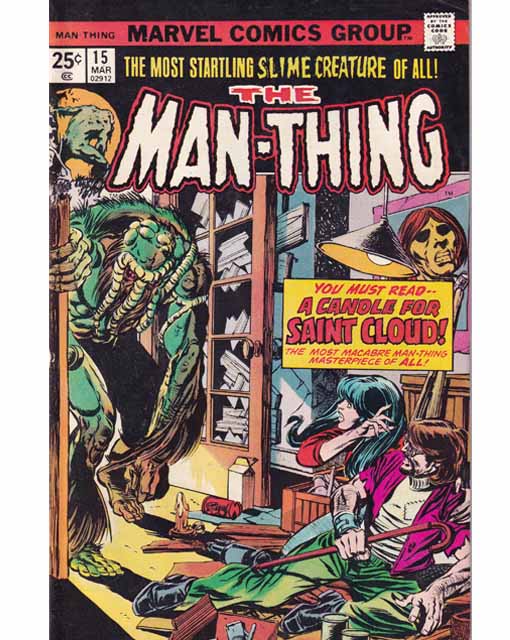 The Man-Thing Issue 15 Vol 1 Marvel Comics