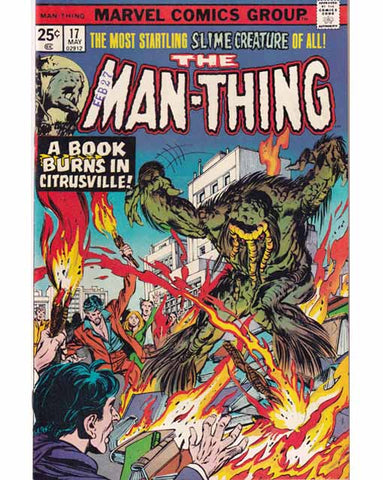 The Man-Thing Issue 17 Vol 1 Marvel Comics