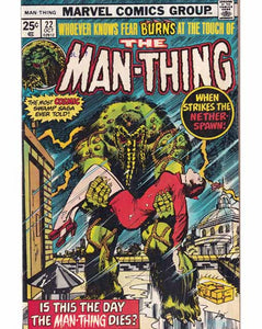 The Man-Thing Issue 22 Vol 1 Marvel Comics