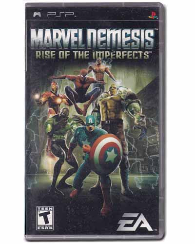 Marvel Nemesis Rise Of The Imperfects PSP Playstation Portable Video Game 014633151008